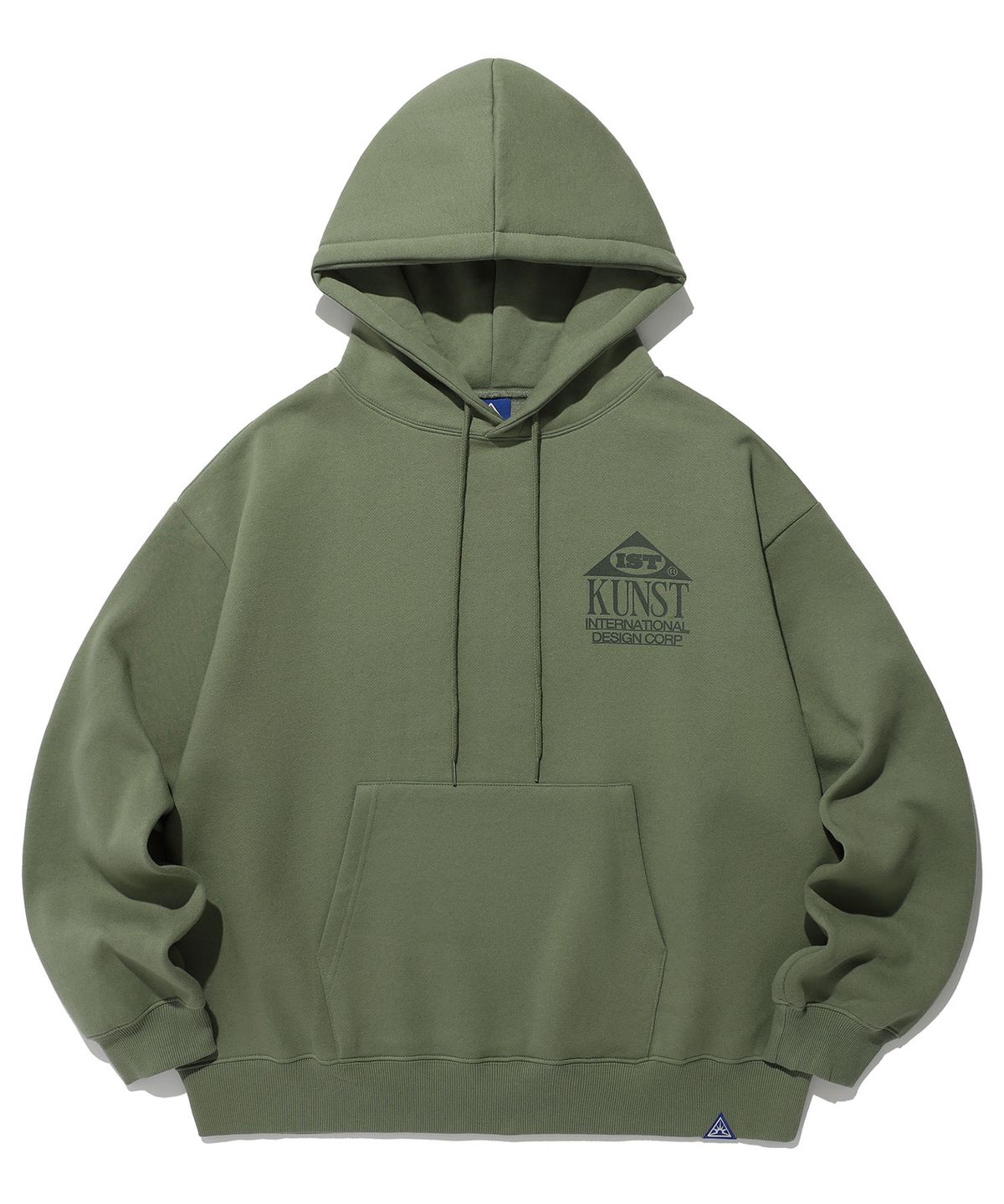 이스트쿤스트(ISTKUNST) IK HOUSE LOGO HOODIE_KHAKI(IK2DFMM412A)