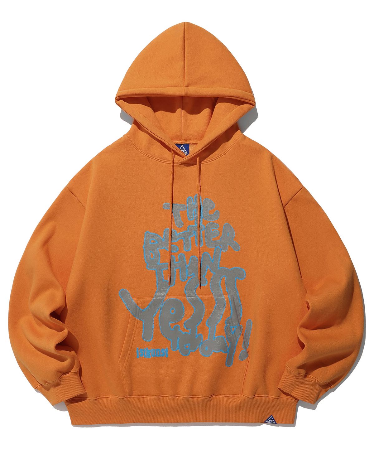 이스트쿤스트(ISTKUNST) SCRIBBLE BTY HOODIE_ORANGE(IK2DFMM411A)