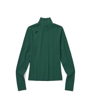 Women turtleneck slim line [forest]