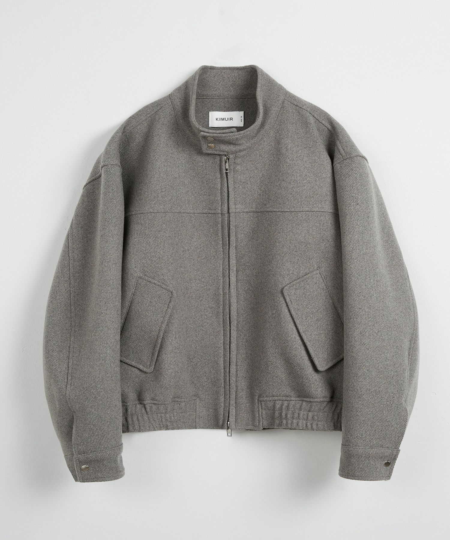 MUSINSA | KIIMUIR Wool Harrington Jacket DS_Gray