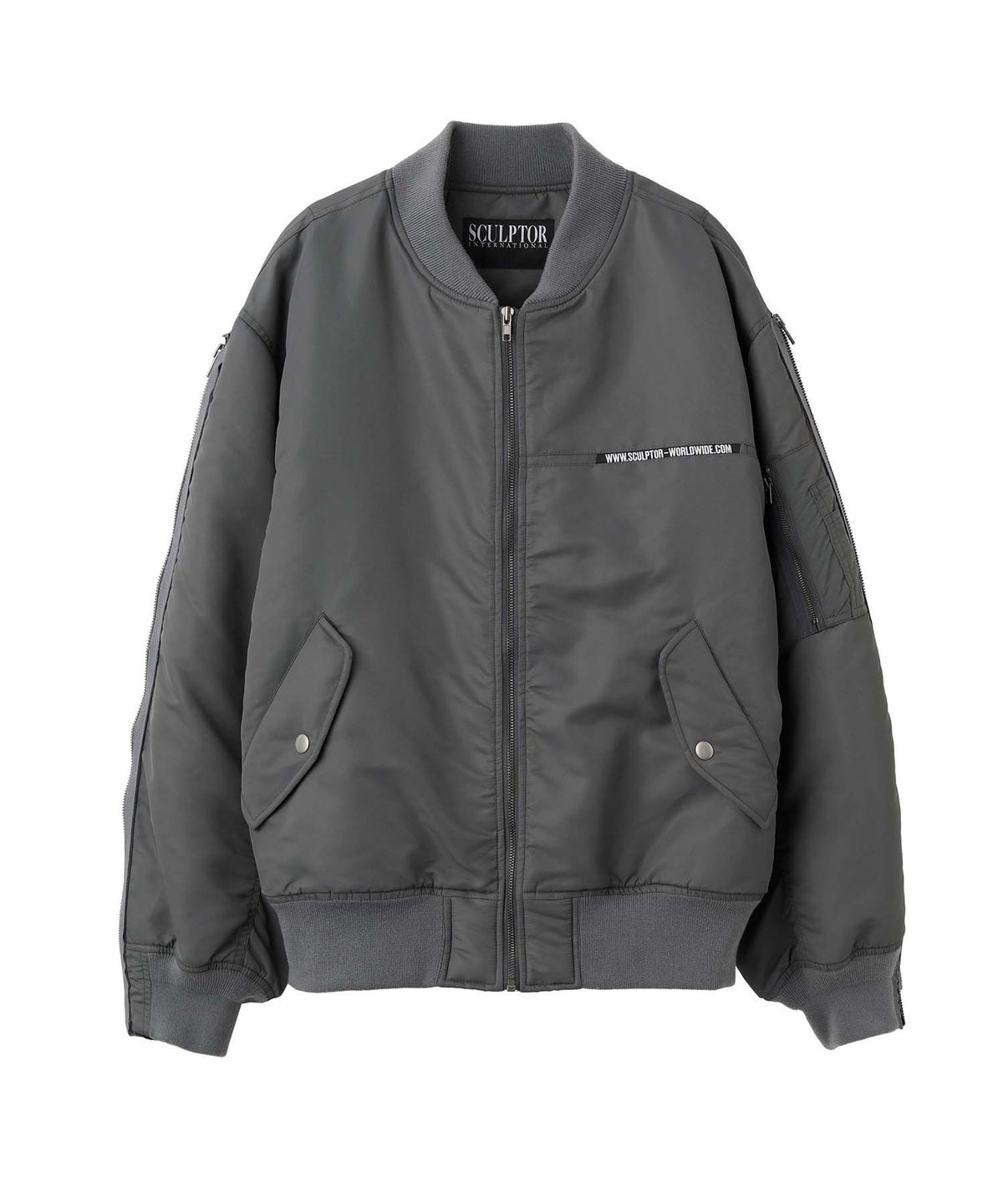 스컬프터(SCULPTOR) MA-1 Flight Jacket Charcoal