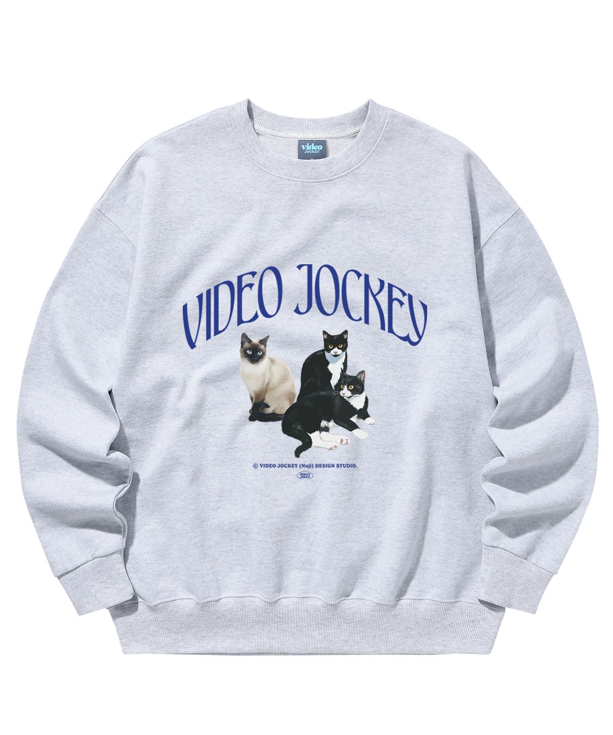 비디오자키(VIDEO JOCKEY) 집사의 자격 스웨트 셔츠 [그레이]