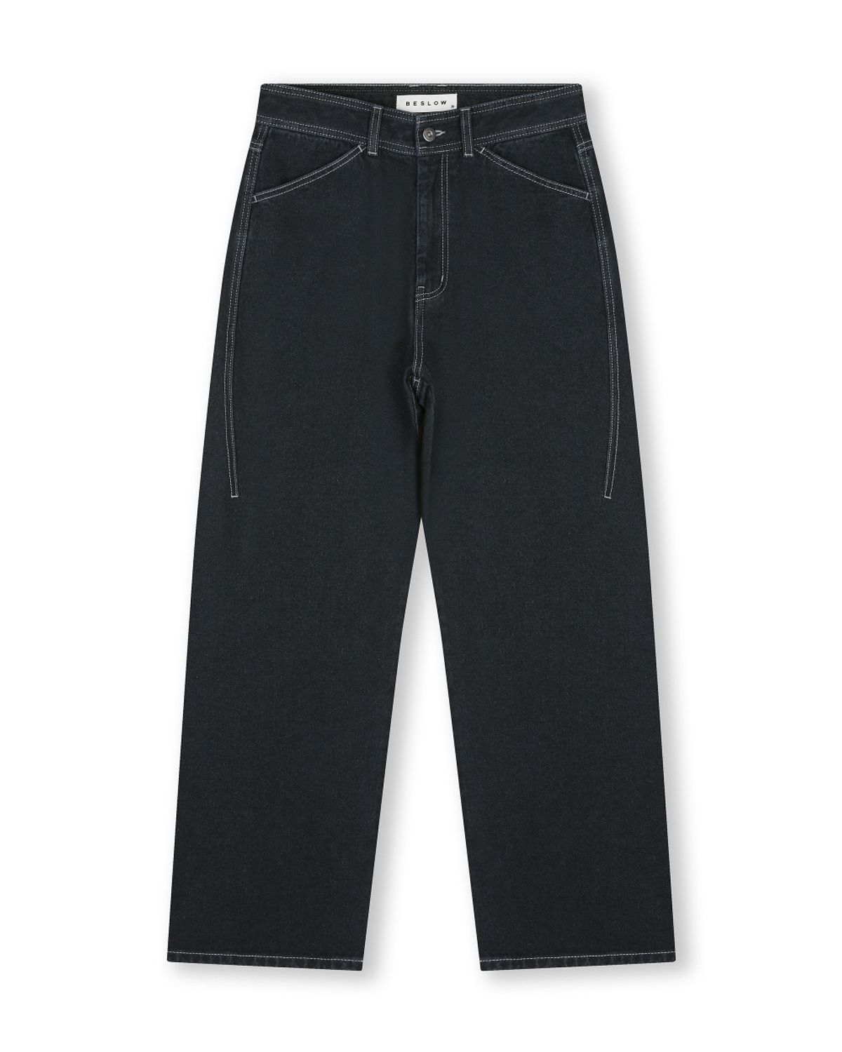 비슬로우(BESLOW) SEAMLESS STITCHED JEAN INDIGO