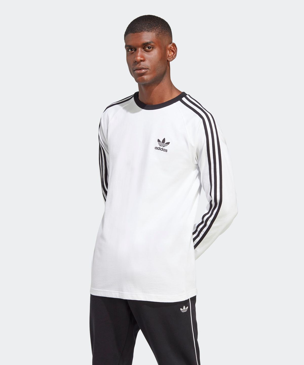 아디다스(ADIDAS) 3S 긴팔 티 - 화이트 / IA4879