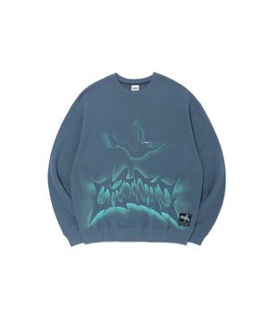 EMERGENCY LANDED ALIEN SWEATSHIRTS BLUE