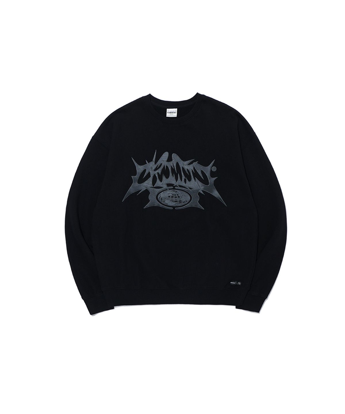 크리틱(CRITIC) ESPINA LOGO SWEATSHIRTS BLACK