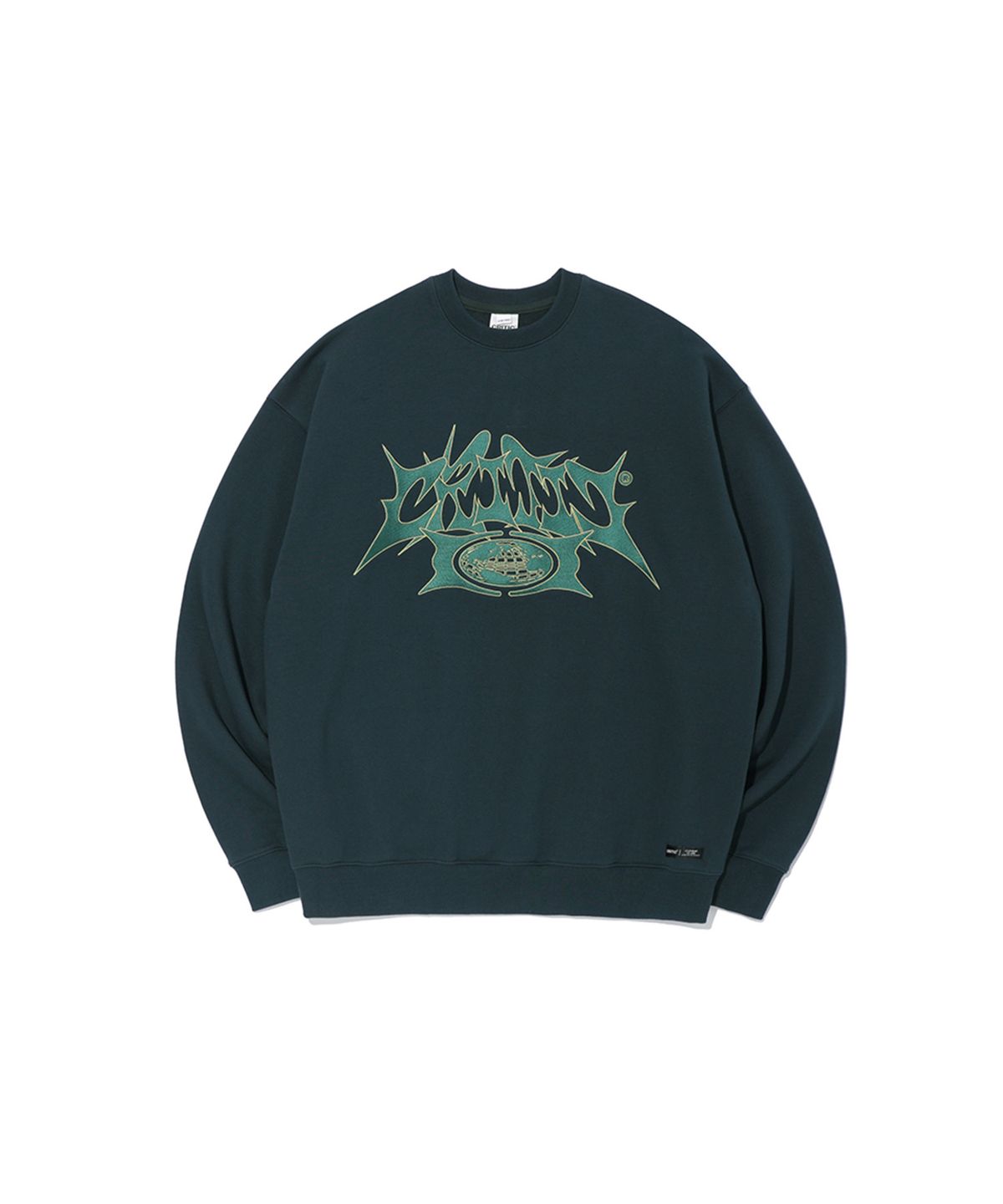 크리틱(CRITIC) ESPINA LOGO SWEATSHIRTS DARK GREEN