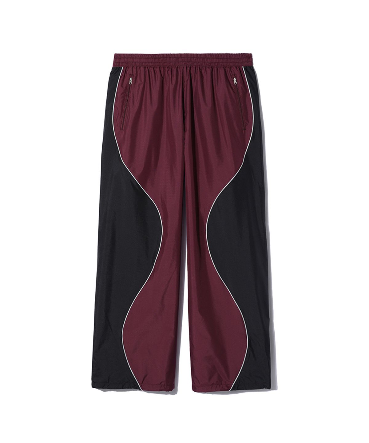 크리틱(CRITIC) WORMHOLE LOGO PANTS BURGUNDY
