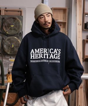 아메리칸 헤리티지 후드티 네이비