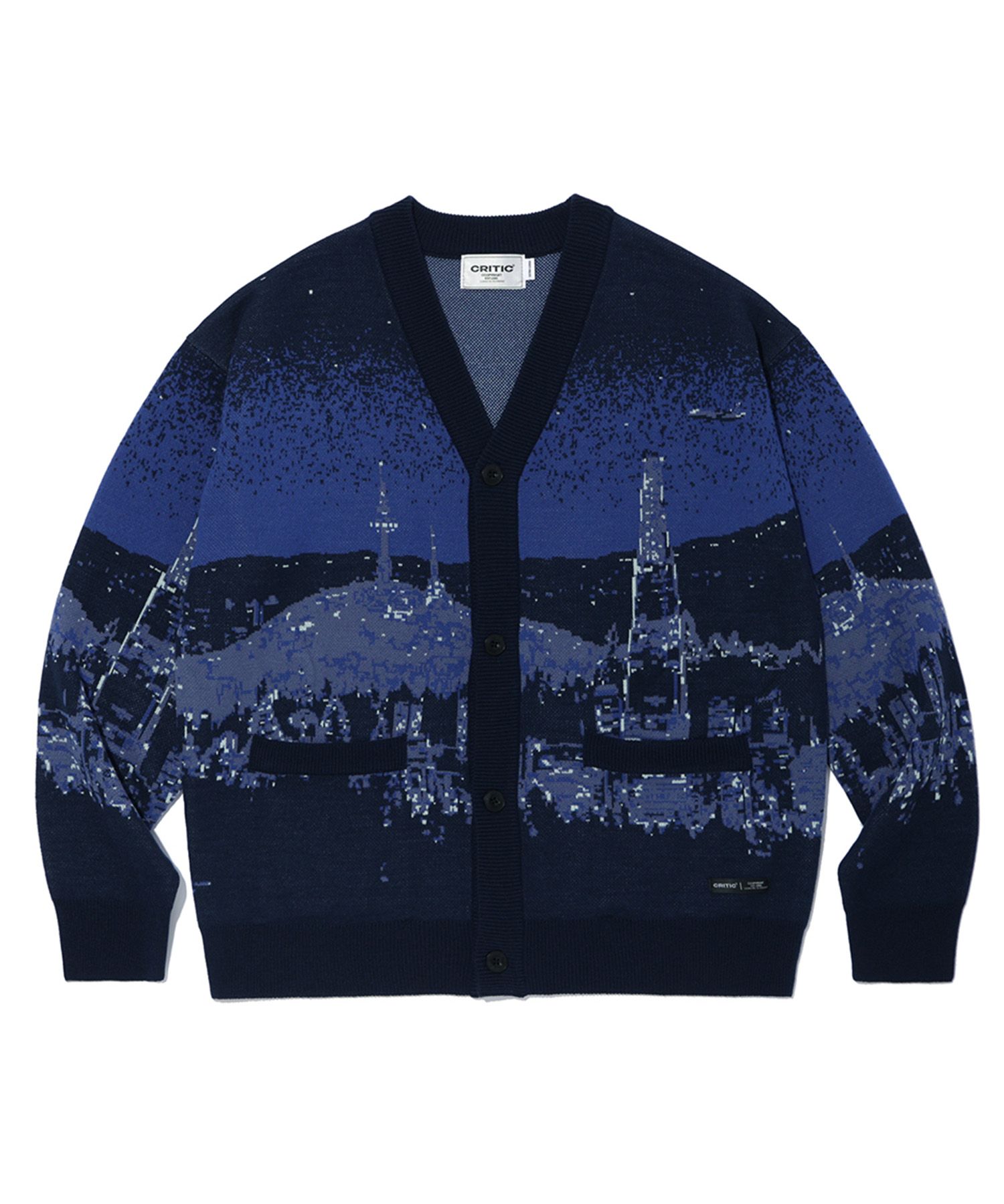 MUSINSA公式 | CRITIC SEOUL CITY CARDIGAN NAVY