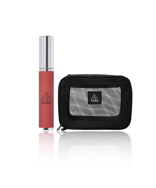 3CE HAZY LIP CLAY + TWO GO POUCH