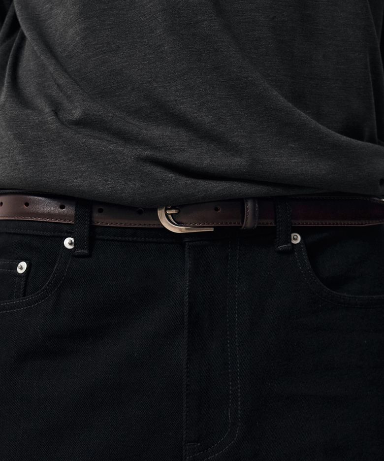 데이 레더 벨트 [BROWN]