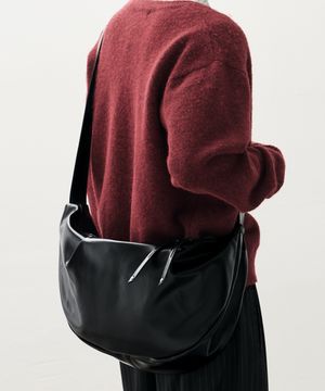 호보 레더 크로스백 [BLACK]