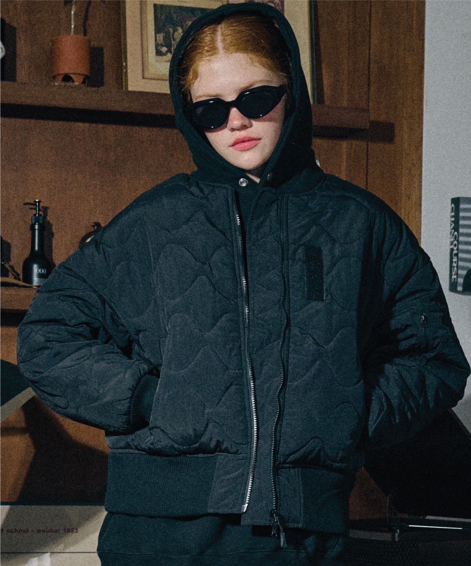 [CPGN STUDIO ]★QUILTING MA-1 JAKET MUSINSA | CPGN STUDIO QUILTING MA-1 JAKET BLACK