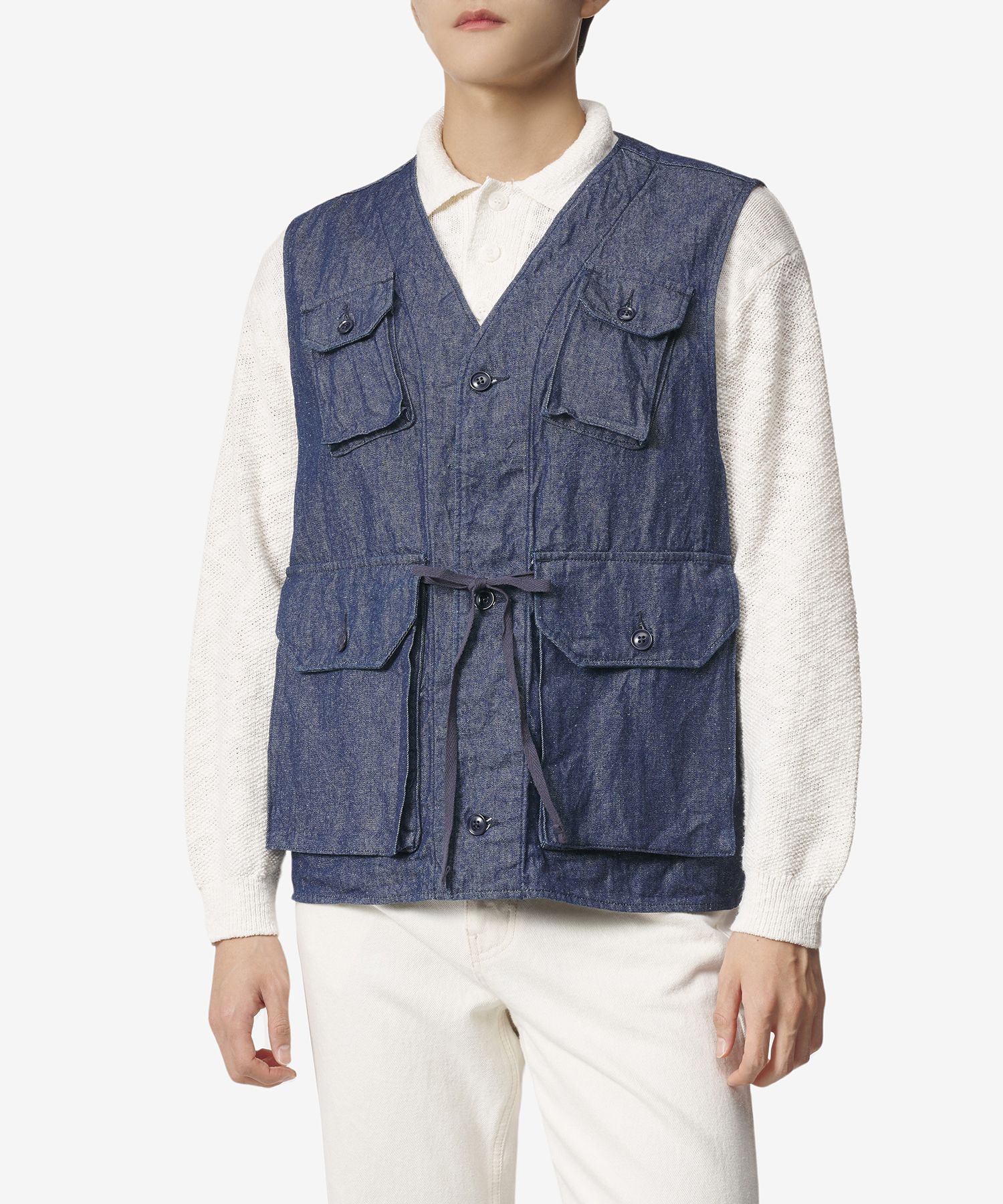 Denim Engineered Garments Vest ENGINEERED GARMENTS C-1 VEST BLACK
