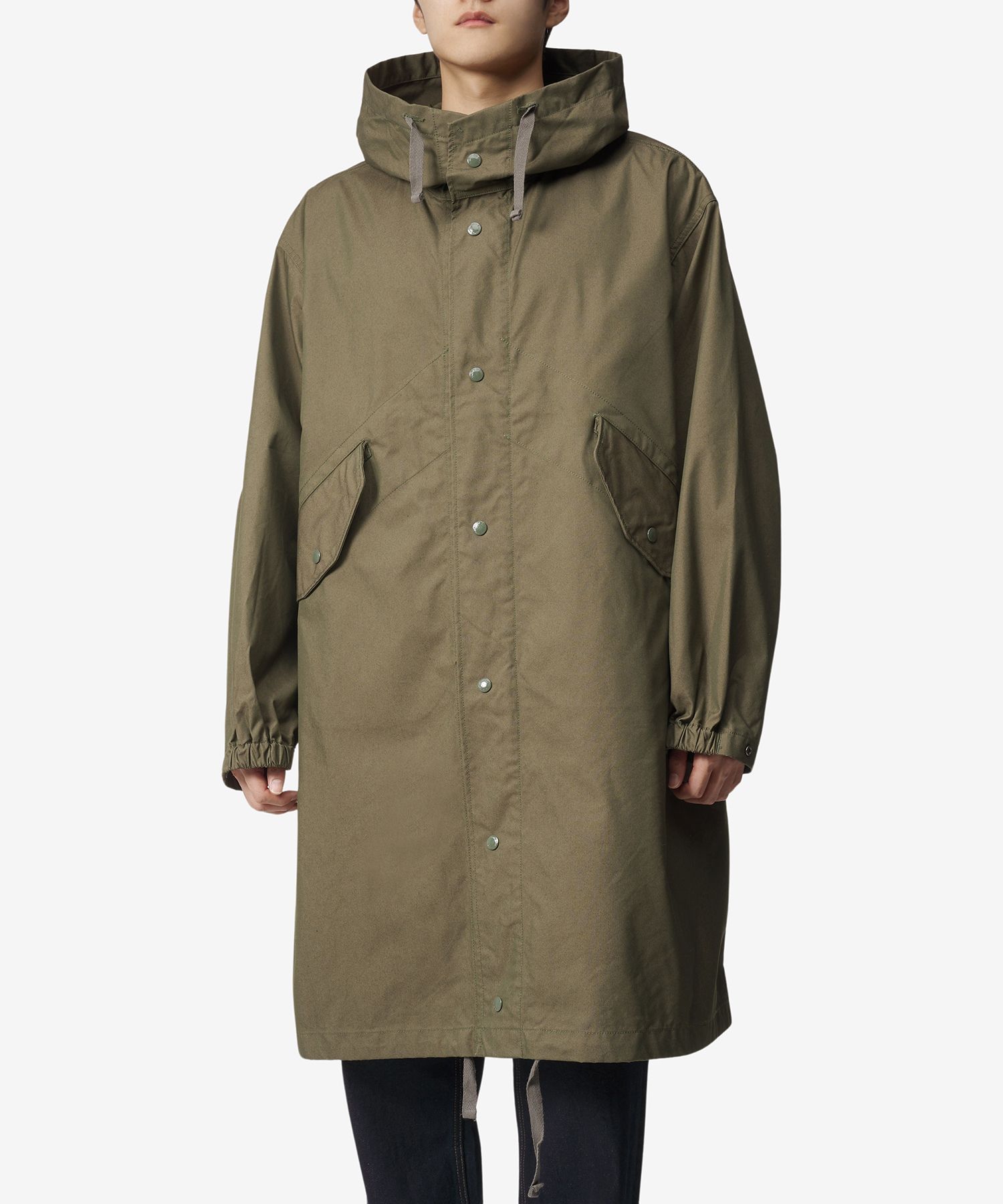 MUSINSA | ENGINEERED GARMENTS Highland Hoodie Parka - Olive