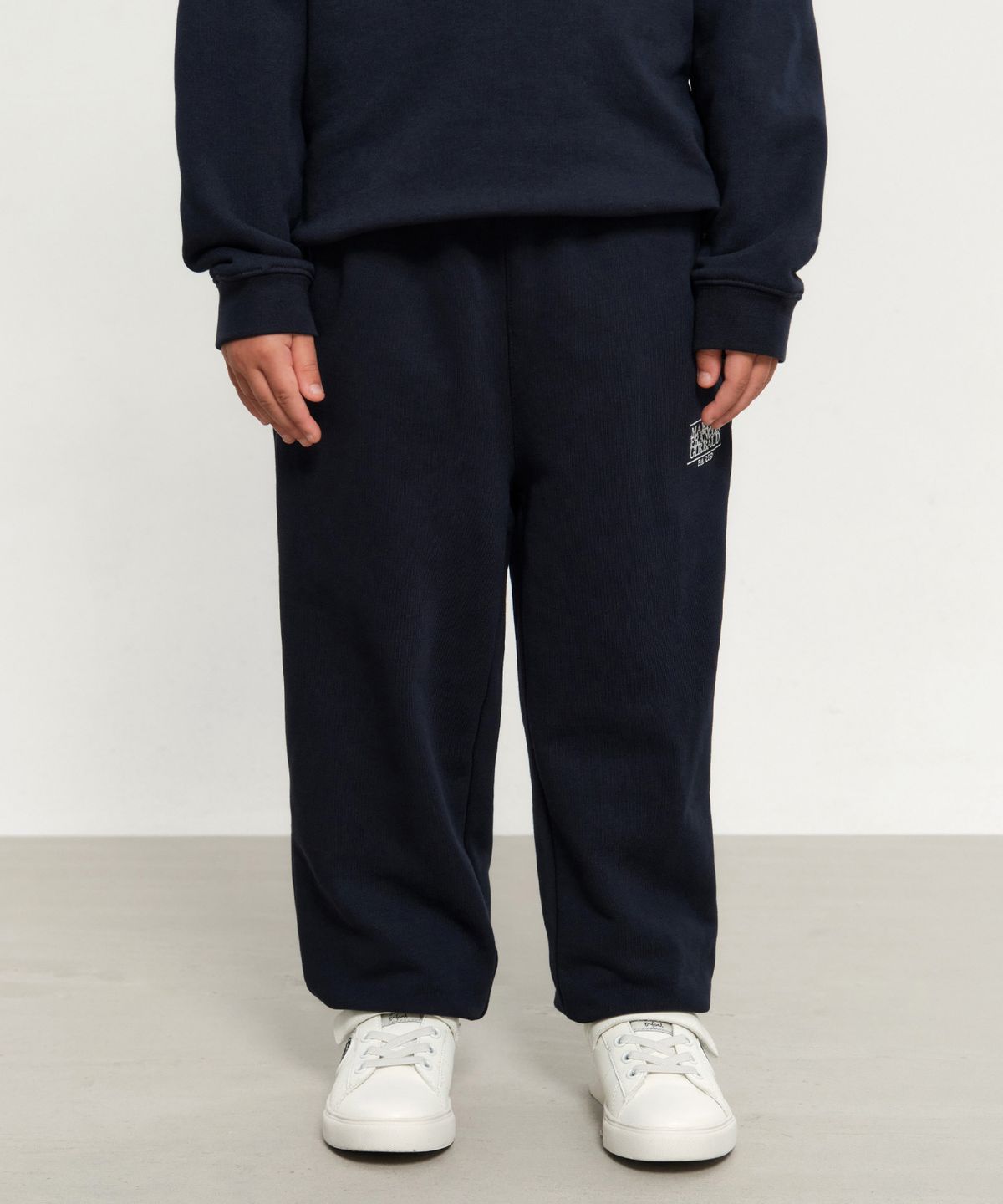 마리떼 키즈(MARITHÉ KIDS) KIDS CLASSIC LOGO SWEAT PANTS navy
