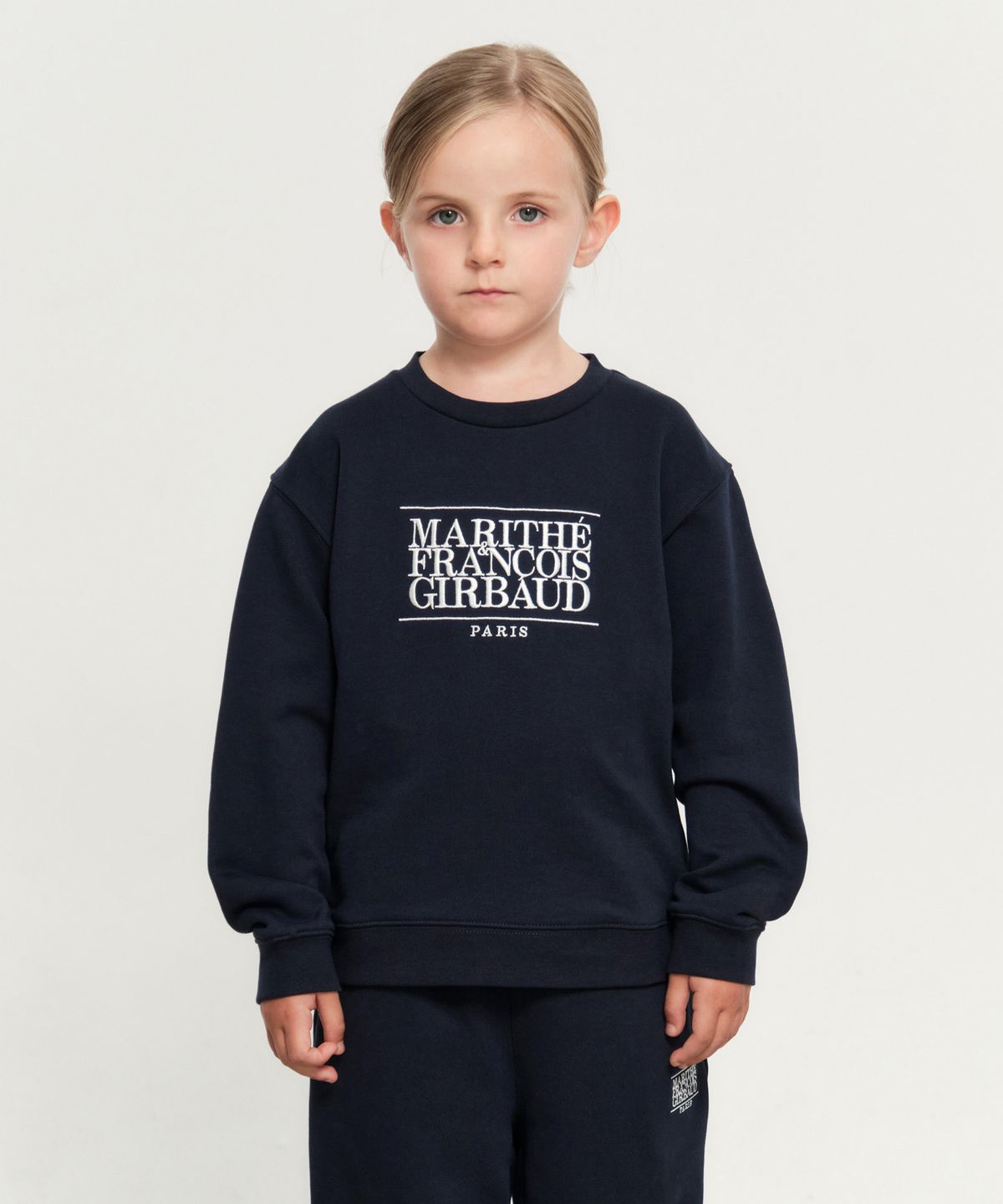 마리떼 키즈(MARITHÉ KIDS) KIDS CLASSIC LOGO SWEATSHIRT navy