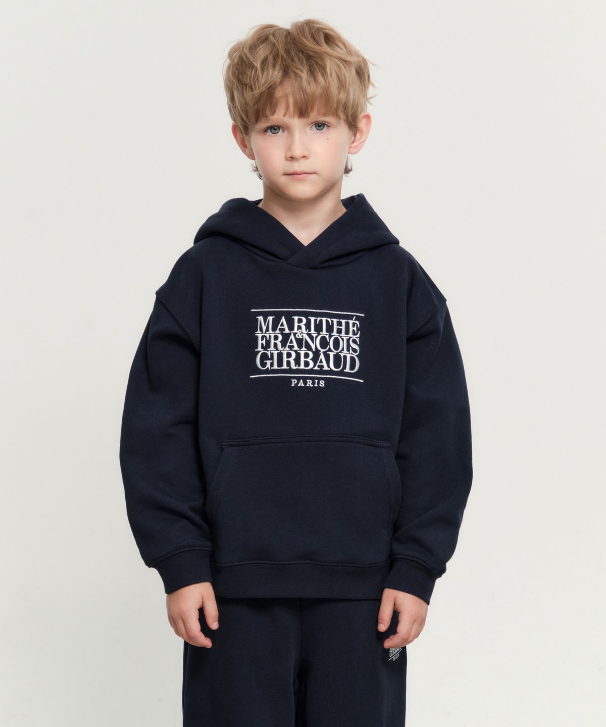 마리떼 키즈(MARITHÉ KIDS) KIDS CLASSIC LOGO HOODIE navy