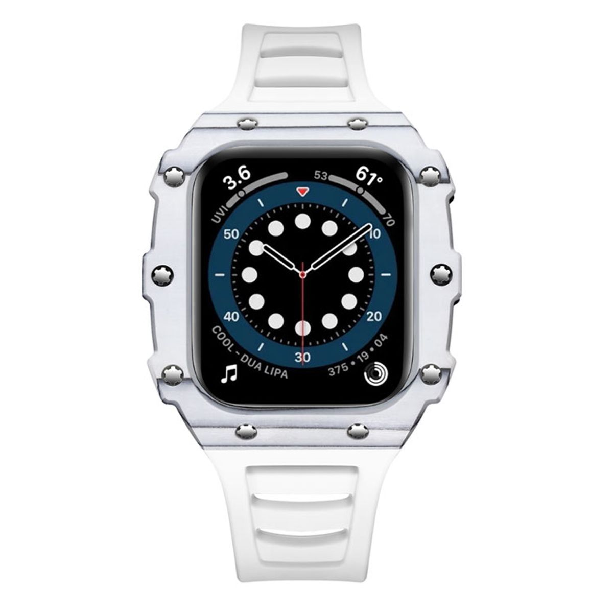 발렌티노 루디(VALENTINO RUDY) VRA21045-01GWT 애플워치 호환 스트랩 풀커버 일체형 실리콘밴드 8 7 6 SE 5 4
