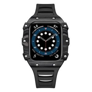 VRA21045-01GBK 애플워치 호환 스트랩 풀커버 일체형 실리콘밴드 8 7 6 SE 5 4