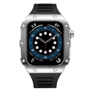 VRA21045-02SSV 애플워치 호환 스트랩 풀커버 일체형 실리콘밴드 8 7 6 SE 5 4