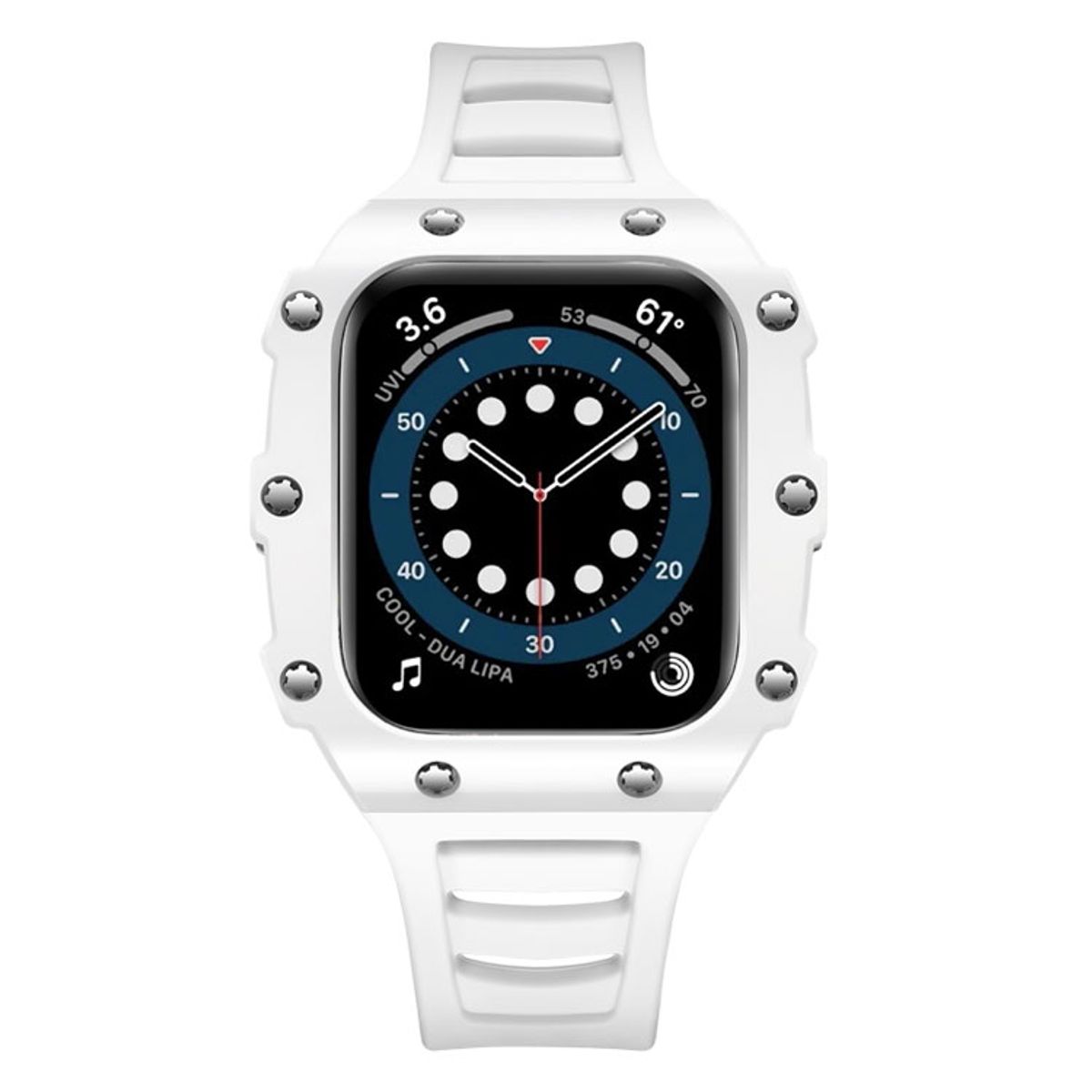 발렌티노 루디(VALENTINO RUDY) VRA21045-02CWT 애플워치 호환 스트랩 풀커버 일체형 실리콘밴드 8 7 6 SE 5 4