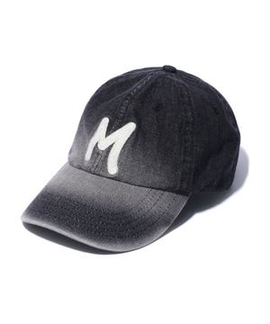 헤드웨어 9302 체인자수 그레이 데님 볼캡