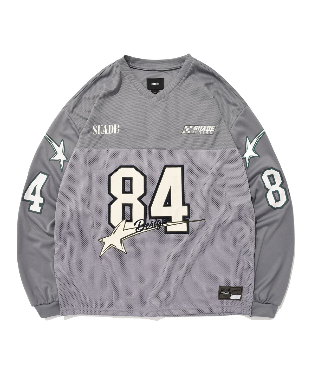 스웨이드(SUADE) 84 STAR RACING LONG SLEEVE [GRAY]