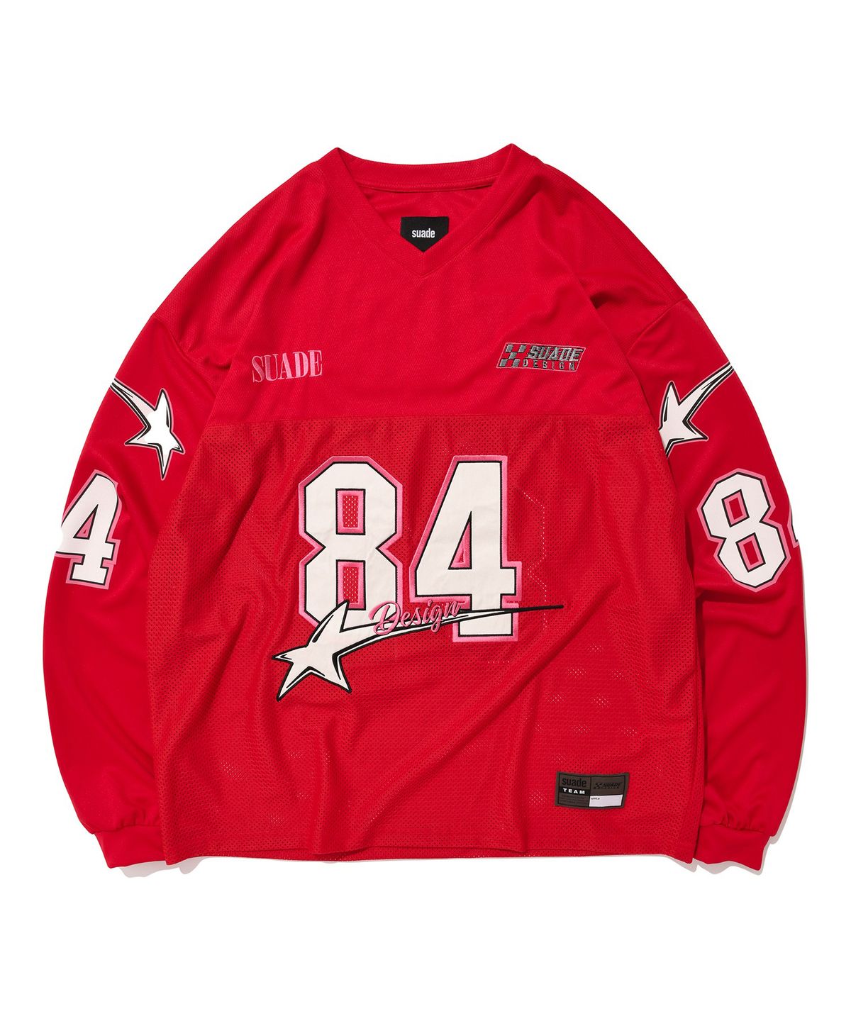스웨이드(SUADE) 84 STAR RACING LONG SLEEVE [RED]