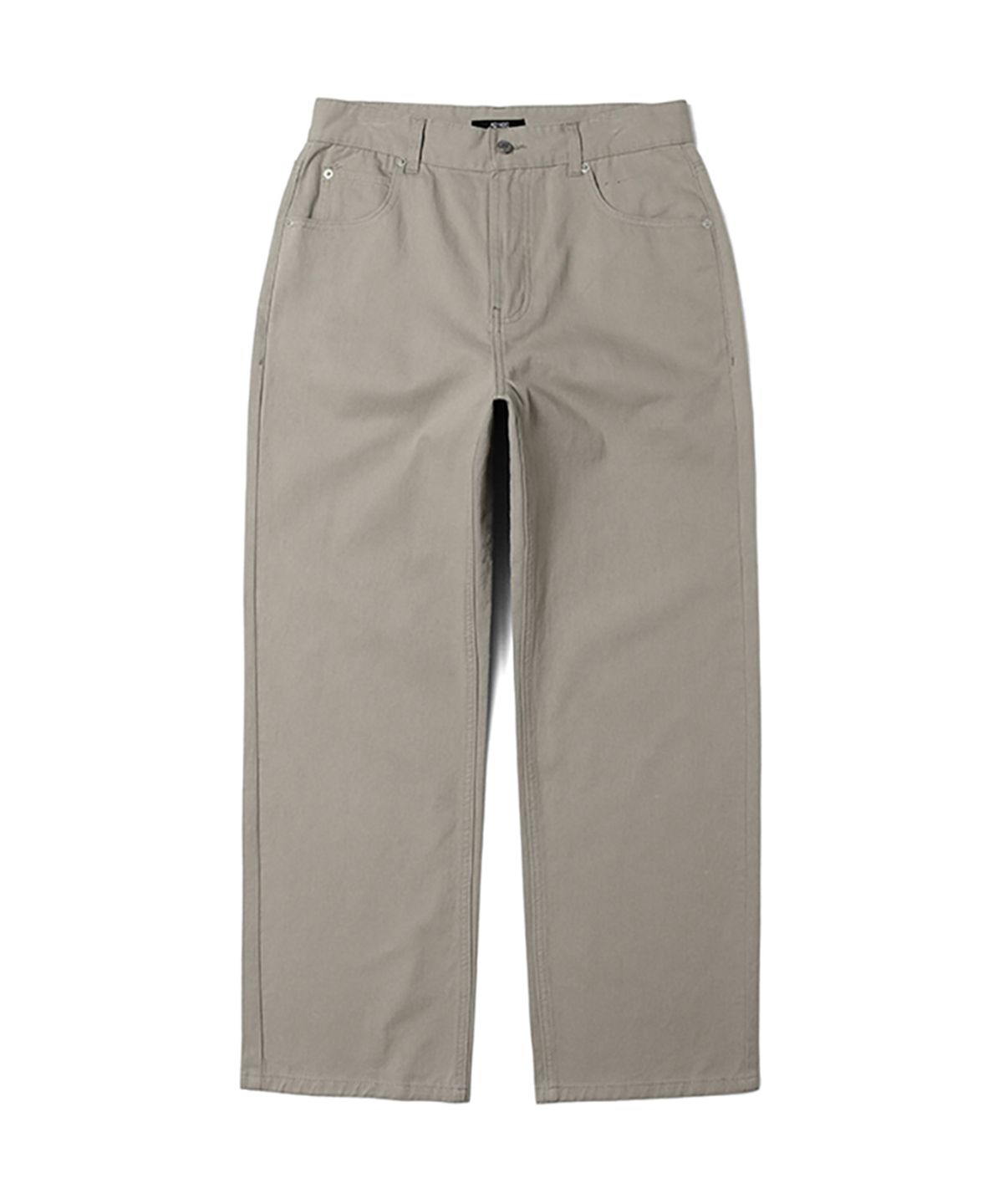 애드호크(ADHOC) 남여공용 세미와이드 컬러데님팬츠 (BEIGE) (HZ8DP80-25)