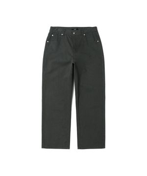 남여공용 세미와이드 컬러데님팬츠 (DK-GREY) (HZ8DP80-36)