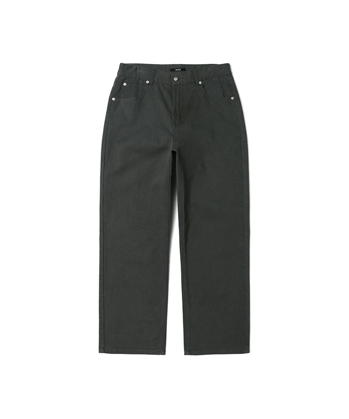 애드호크(ADHOC) 남여공용 세미와이드 컬러데님팬츠 (DK-GREY) (HZ8DP80-36)