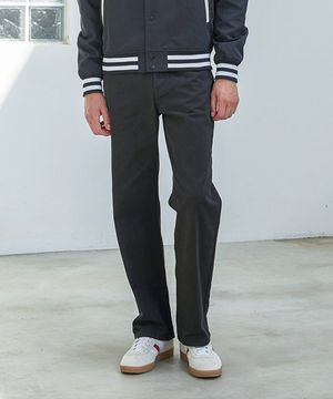 남여공용 세미와이드 컬러데님팬츠 (BLACK) (HZ8DP80-39)