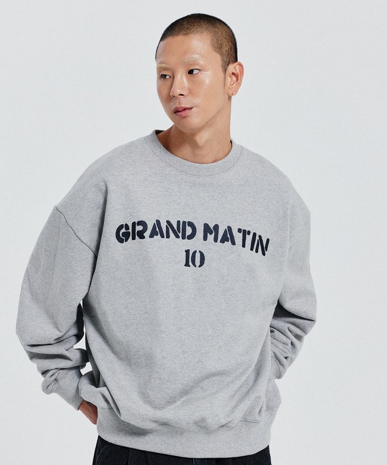 V.HEAVY SWEAT MATIN_MELANGE GRAY