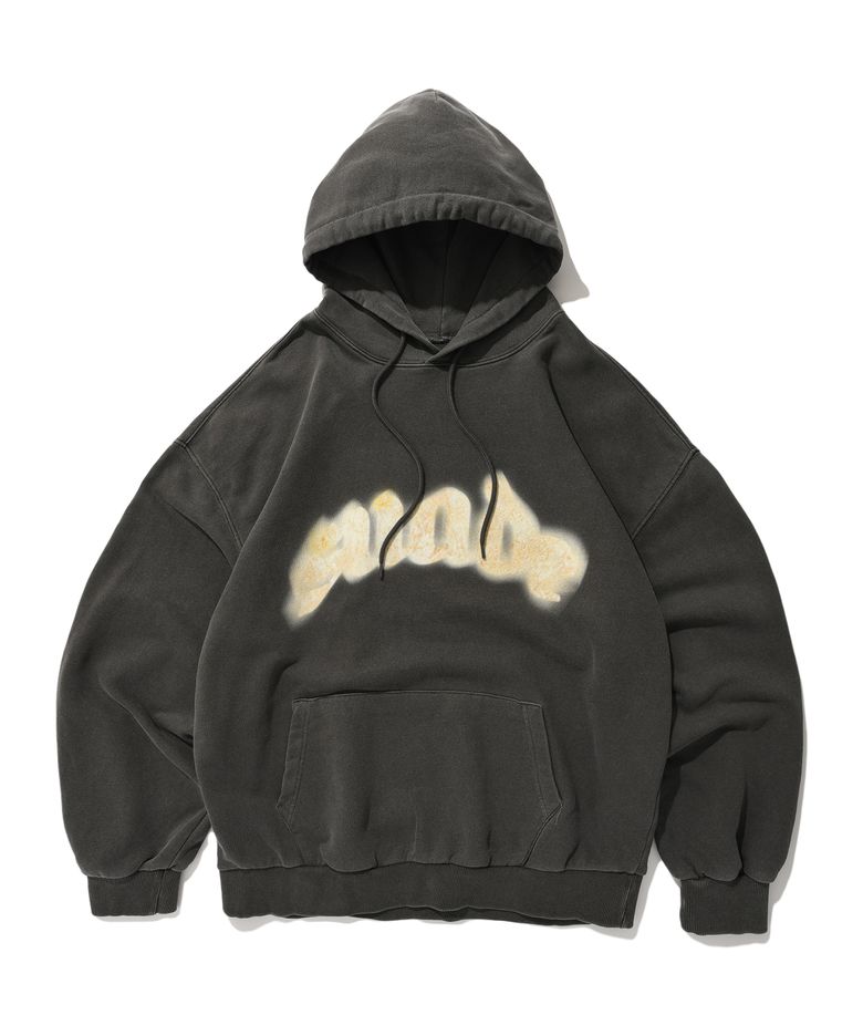FIRE SUADE HOODIE [PIGMENT BLACK]