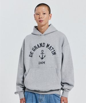 V.HEAVY HOOD SWEAT GRAND_MELANGE GRAY