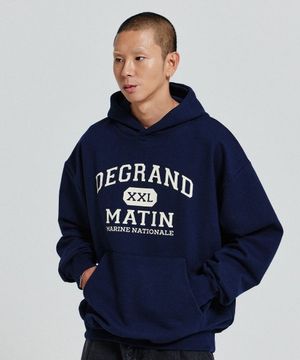 V.HEAVY HOOD SWEAT DEGRAND_NAVY