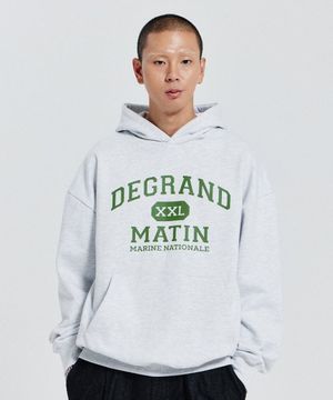 V.HEAVY HOOD SWEAT DEGRAND_1% MELANGE
