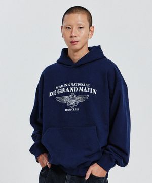 V.HEAVY HOOD SWEAT CLUB_NAVY
