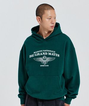 V.HEAVY HOOD SWEAT CLUB_GREEN