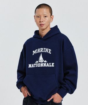 V.HEAVY HOOD SWEAT MARINE_NAVY