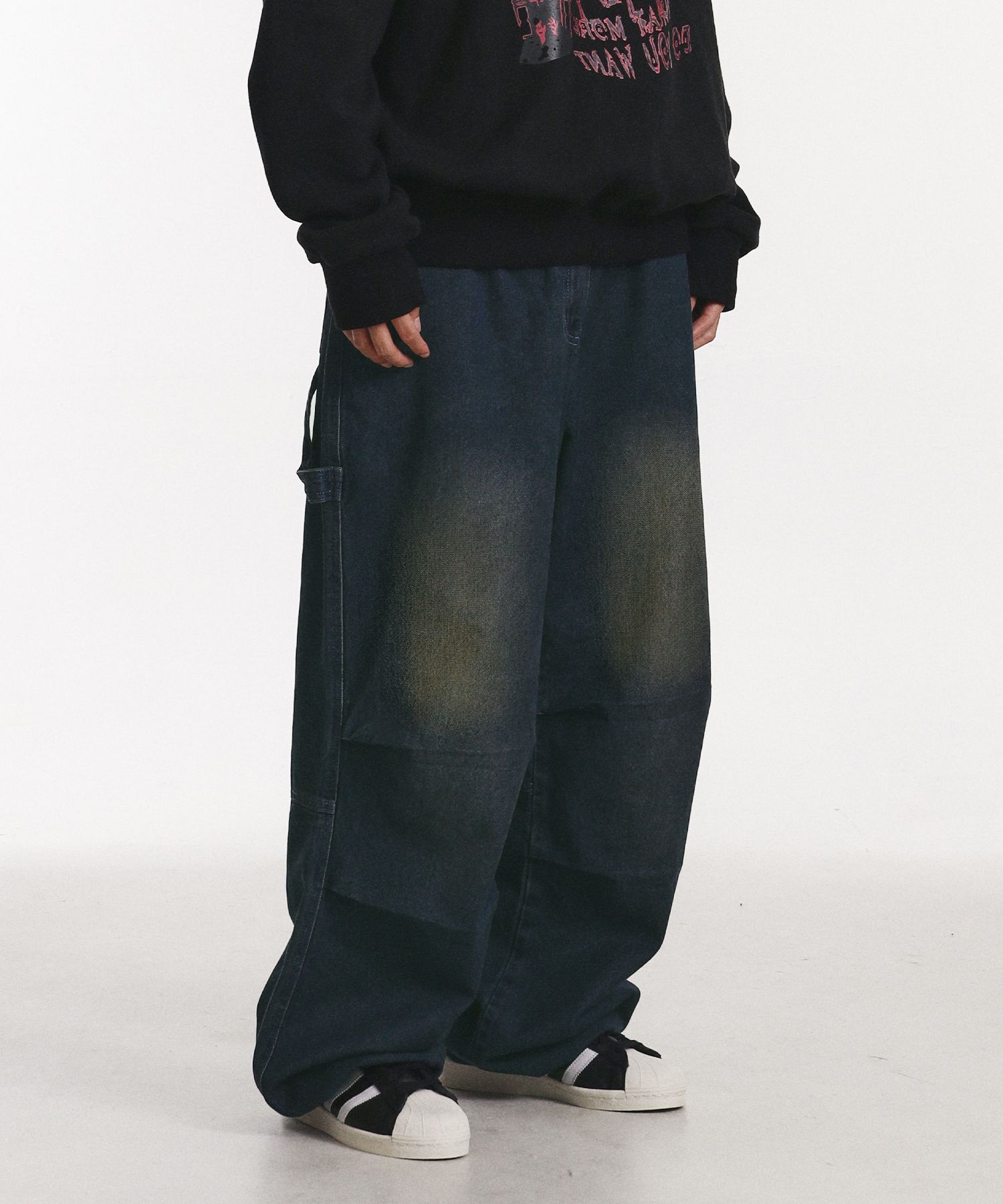 ★SUPERSUB★ All Seasons Parachute Vintage Washing Denim Pan Vintage 90s Y2K Rocawear Denim Parachute Pants 40x34 Baggy