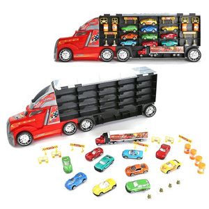 메탈다이캐스팅 미니카 27종 디럭스 캐리어 트럭세트