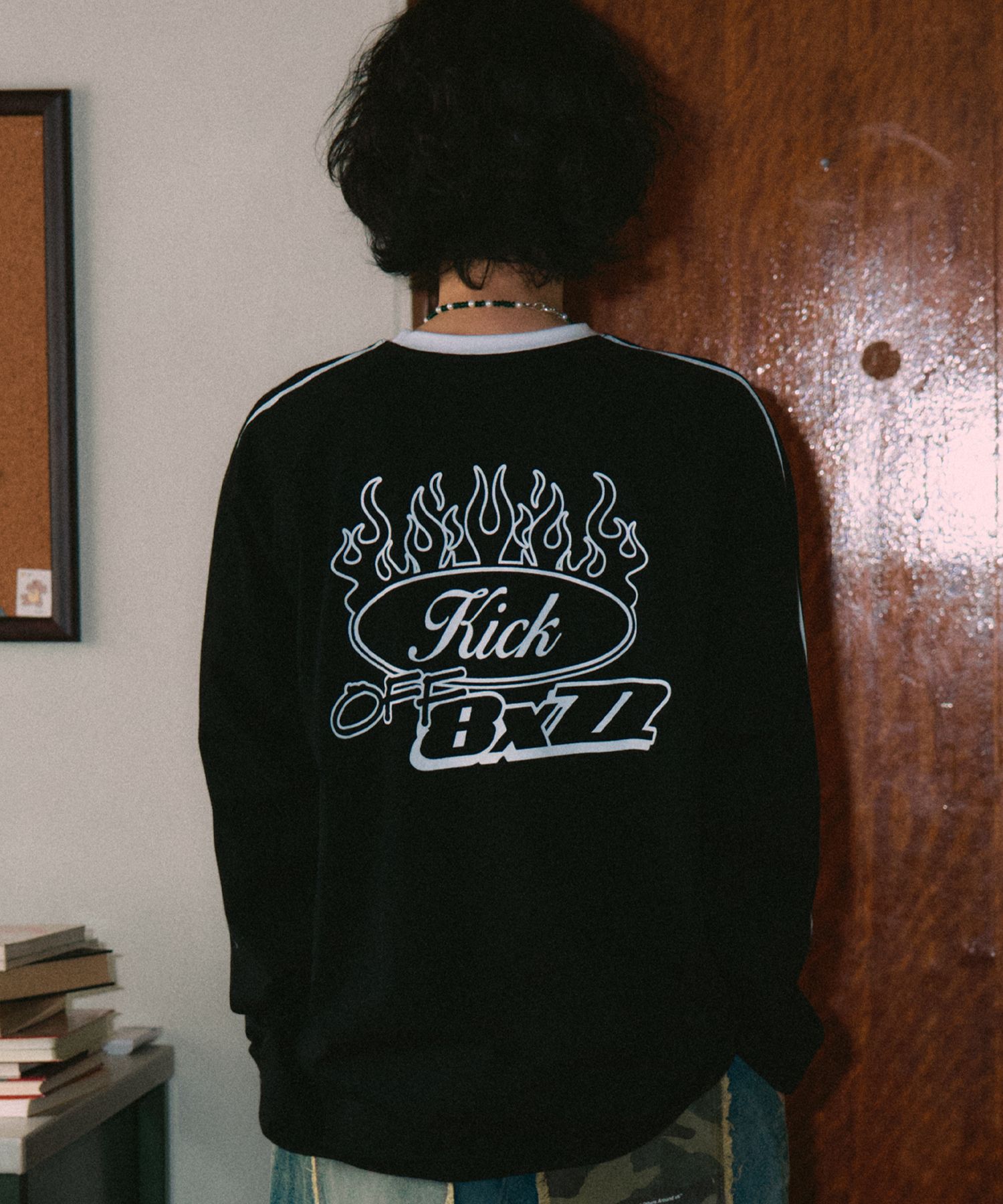 NASTY KICKの [NK] BxZZ Longsleeve 全2色 MUSINSA | NASTYKICK [NK] BxZZ Longsleeve (Black)_K23ZB199