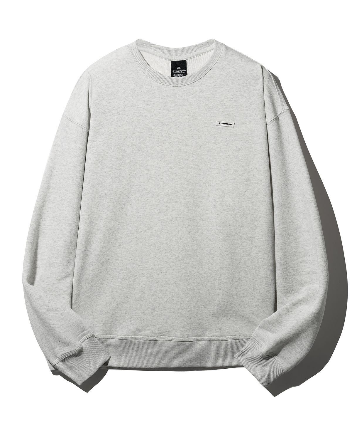 그루브라임(GROOVE RHYME) BASIC LOGO SWEATSHIRT (OATMEAL GREY) [LRSFCTM728M ...