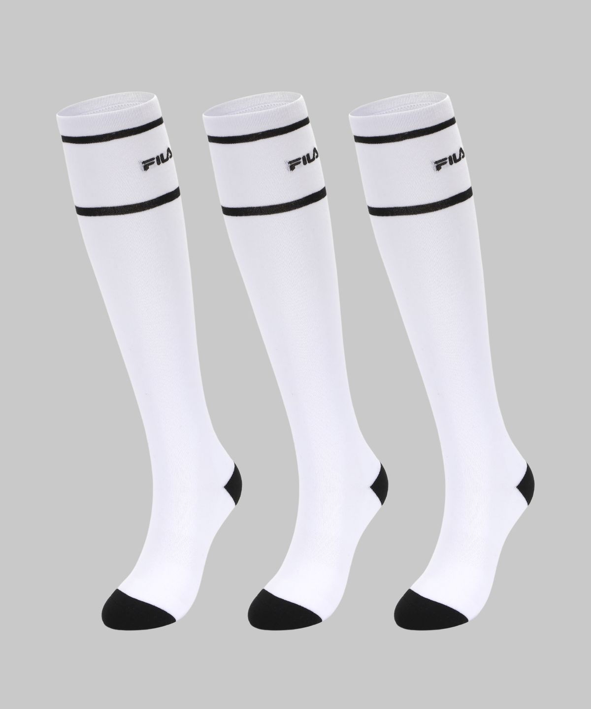 휠라 골프(FILA GOLF) 사이드 더블 쿠션 니삭스 3PACK (2colors)