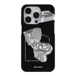 [아이폰17추가]METALLIC GLOSSY SLIM CASE_TOILET