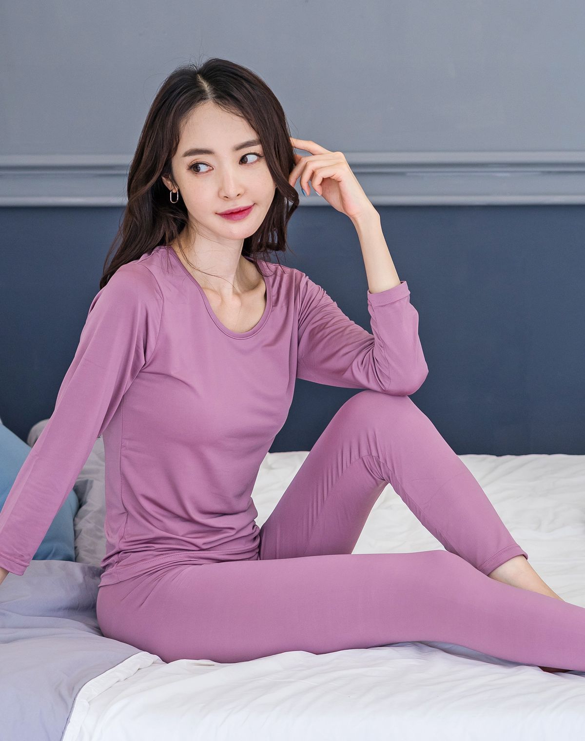 에이원(AONE) [SET] 여성 발열 기모 상하 내의 99003