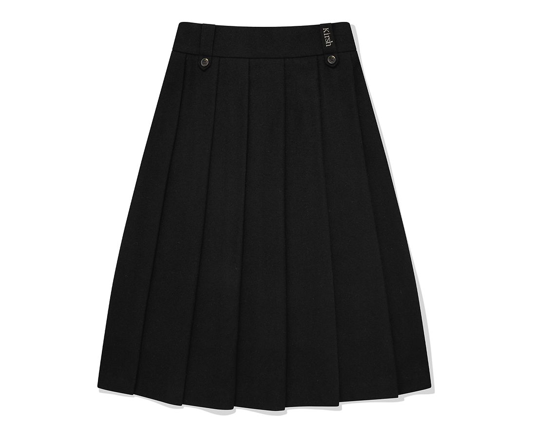 ★2023FW新作★KIRSH★KIRSH MIDI PLEATS SKIRT MUSINSA | KIRSH Kirsch midi pleated skirt [black]